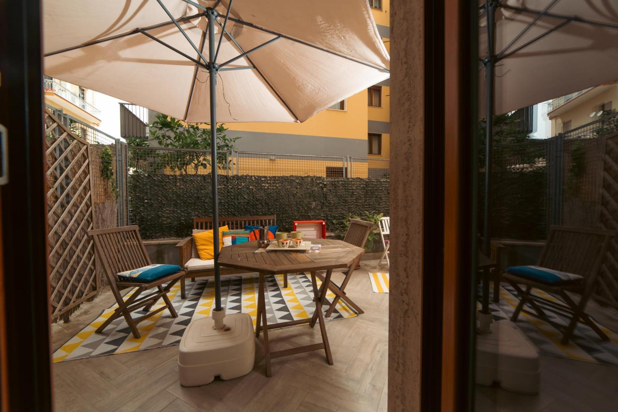 Portarotese Apartment With Terrace サレルノ エクステリア 写真