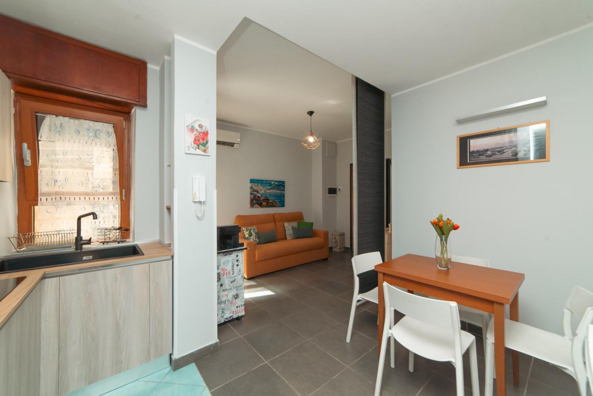 Portarotese Apartment With Terrace サレルノ エクステリア 写真